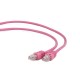 Gembird RJ45/RJ45 Cat5e 3m 3m Cat5e U/UTP (UTP) Rosa cable de red